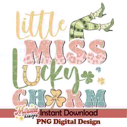 little miss lucky charm sublimation