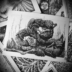 mutual devourment - mini art print