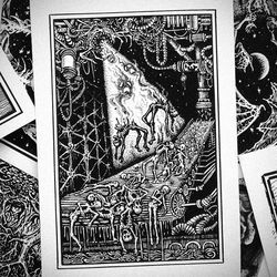 soul-devouring monster factory - mini art print