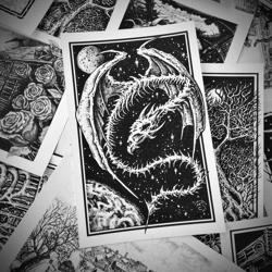 cosmic wanderer - mini art print