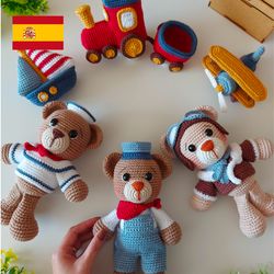ursinhos baby amigurumi pattern doll pdf