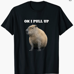 Ok I Pull Up Capybara Tshirt