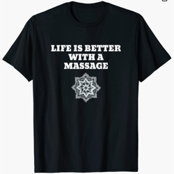 Life Is Better With A Massage Mandala Massage Therapist Tshirt