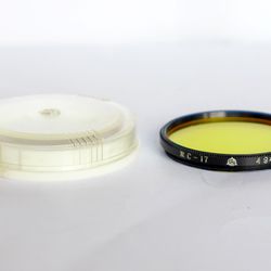 ZhS-17 49mm yellow lens filter 49.5x0.75 49x0,75 USSR LZOS for Helios-44-2 boxed
