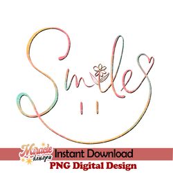 keep on smiling sublimation
