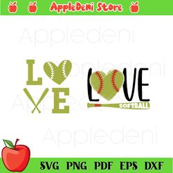 love softball bundle svg png, sport svg, softball lover svg