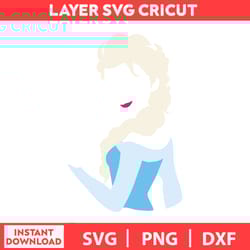 elsa silhouette colour, mickey mouse svg, disney birthday svg, disney bundle svg, dxf, png, digital file