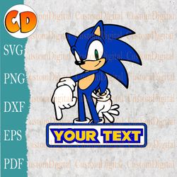 sonic svg, letters personalized, sonic letters svg, layered sonic,sonic layered svg, sonic shirt svg, custom file