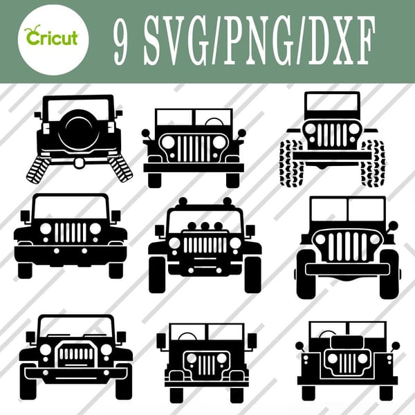 Jeep svg, Jeep bundle svg, Png, Dxf, Cutting File - Inspire Uplift