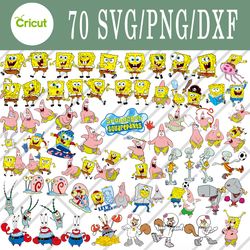 spongebob svg, spongebob bundle svg, png, dxf, cutting file, svg files for cricut, silhouette
