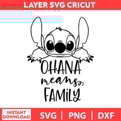 stitch ohana means family, mickey mouse svg, disney birthday svg, disney bundle svg, dxf, png, digital file