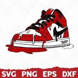 Sneakers drip svg, digital perfect for tshirts or sticker