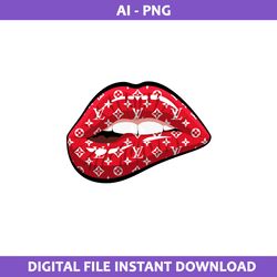 lips louis vuitton png, louis vuitton logo png, fashion brand png, ai file
