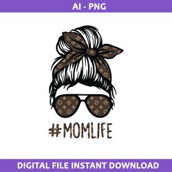 mom life louis vuitton png, louis vuitton logo png, mom life png, fashion brand png, ai file