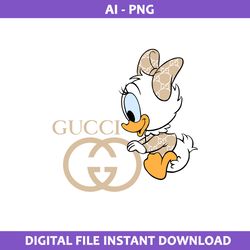 daisy duck gucci png, gucci logo png, daisy duck png, disney gucci png, ai digital file
