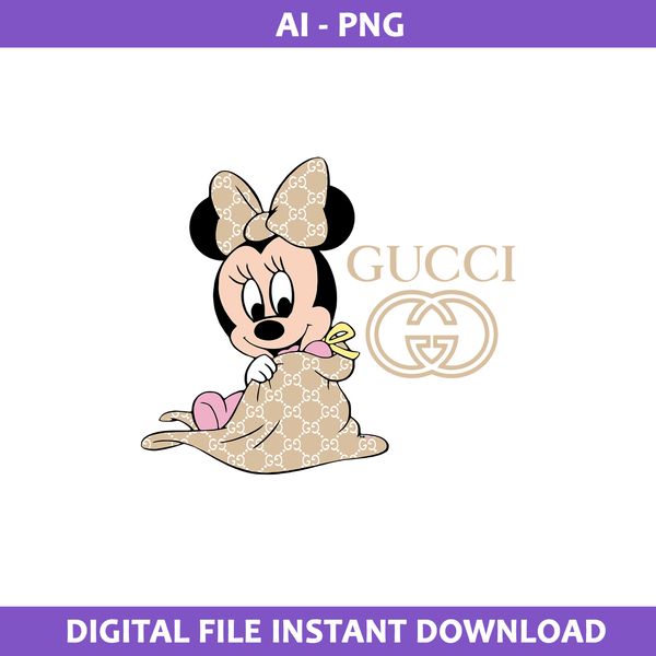 Minnie Gucci Png, Gucci Logo Png, Minne Mosue Png, Disney Gu - Inspire  Uplift
