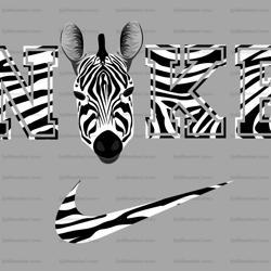 Trendy Nike Zebra x Nike Png, Logo Brand Png, Zebra Nike Png, Nike Png, Instant Download, Sublimation