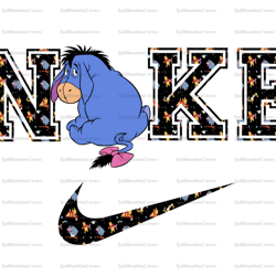 Eeyore Nike Png x Nike Png, Logo Brand Png, Winnie The Pooh Eeyore Png, Nike Png, Instant Download, Sublimation