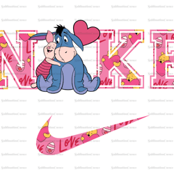 Eeyore And Piglet Nike x Nike Png, Logo Brand Png, Winnie The Pooh Nike Png, Nike Png, Instant Download, Sublimation