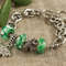 large-silver-chain-bracelet- toggle-bracelet-transformer-bracelet-jewelry