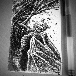 light intolerance - original drawing