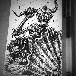 hide and seek - original drawing