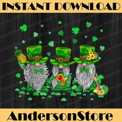 lucky gnomes patrick's day png, happy st patrick's day png, digital file, png high quality, sublimation