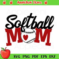 Softball Mom SVG, Sport Svg, Softball SVG, Mothers Day Svg, Mama Svg, Mom Svg
