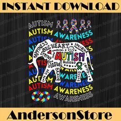 autism awareness teacher png, autism moms and dads elephant png, digital file, png high quality, sublimation