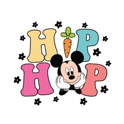 Hip Hop Easter Minnie Mouse SVG Retro Easter SVG Cutting File Design