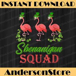 shenanigan squad flamingo leprechaun hat png, st patricks day png, digital file, png high quality, sublimation