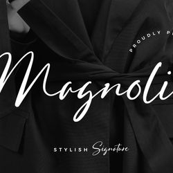 Magnolia Stylish Signature Trending Fonts - Digital Font