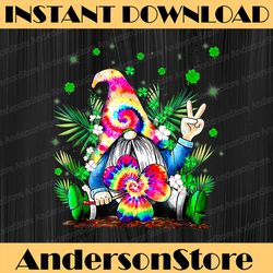 irish gnome png, shamrock png, st patrick day peace love luck png, digital file, png high quality, sublimation