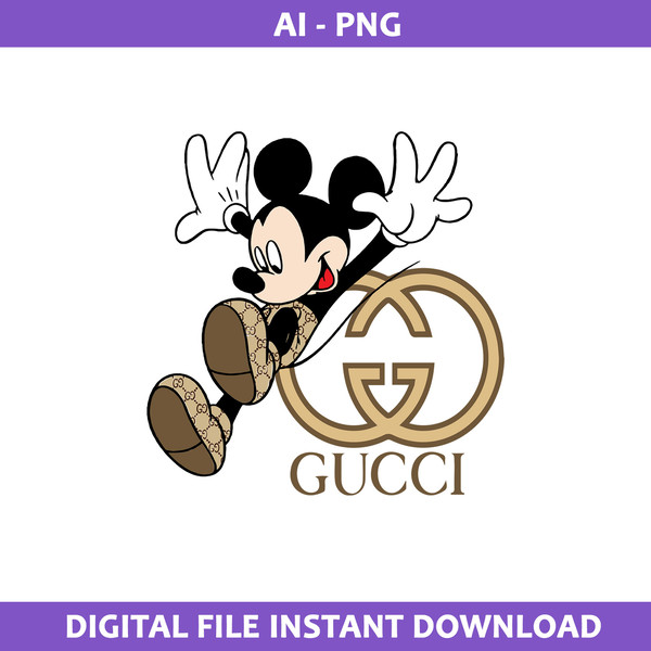 Gucci Mickey Mouse Png, Gucci Logo Png, Mickey Mouse Png, Di - Inspire ...