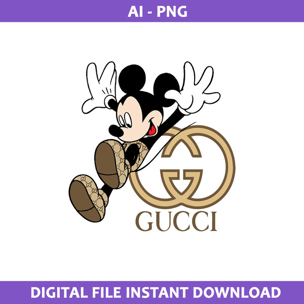 Gucci Mickey Mouse Png Gucci Logo Png Mickey Mouse Png Di