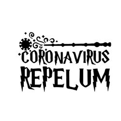 Coronavirus Repelum Svg, Trending Svg, Harry Potter Svg, Magic Wand Designart Svg, Coronavirus Designart Svg, Ncov Svg,