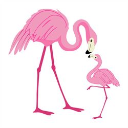 Pink Flamingo Mom and Baby Svg, Happy Mothers Day Svg, Family Day Svg, Flamingo Svg, Pink Svg, Animal Svg, Mom Svg, Fami