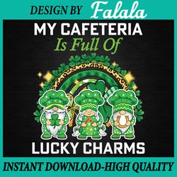 st patrick's day lunch lady chef my cafeteria workers png, my cafeteria png, patrick day png, digital download