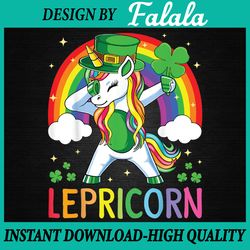 lepricorn unicorn st patricks day t-shirt kids girls lucky, patrick day png, digital download