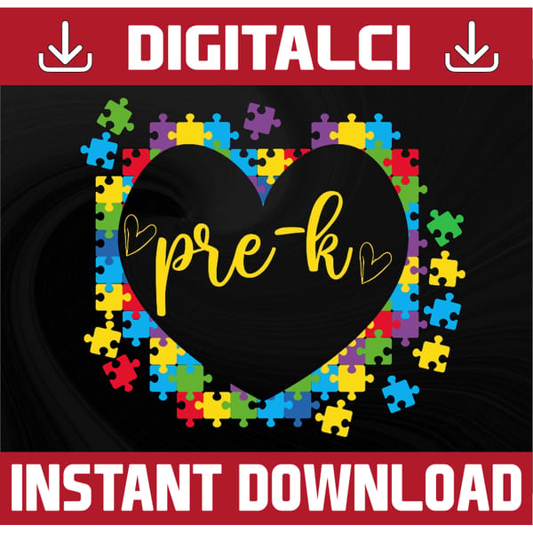 Pre K Autism PNG File For Print Sublimation Pre K Autism Inspire pre-k-autism-png-file-for-print-sublimation-pre-k-autism-inspire