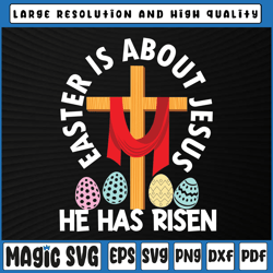 easter is about jesus he has risen png, easter day png, bunny, rabbit png, st patricks day, digital download