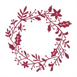 Wreath Leaf SVG Cut File svg, Christmas Svg, Christmas Wreath Svg, Christmas Gift Svg, Merry Christmas Svg, Christmas Da