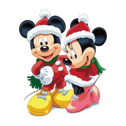 Mickey & Minnie Christmas svg, Christmas Svg, Disney Svg, Mickey Svg, Minnie Svg, Christmas Gift Svg, Merry Christmas Sv