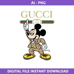 mickey mouse gucci logo png, disney gucci png, gucci logo png, gucci brand png, ai digital file