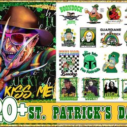 st patricks day funny movie png bundle, patricks characters png, st patricks day bundle, retro st patricks day png, digi