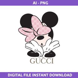 minnie mouse gucci png, minnie mouse gucci  fashion brand png, disney gucci png, gucci logo png, ai file