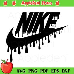 nike drip logo svg, sport logo svg, fashion brand logo svg, brand svg