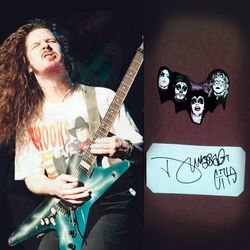 Guitar stickers Dimebag Darrell Dean from Hell vinyl decal Kiss