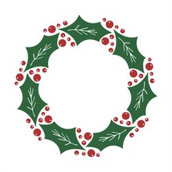 Mistletoe wreath svg, Christmas Svg, Christmas Wreath Svg, Christmas Gift Svg, Merry Christmas Svg, Christmas Day Svg, R