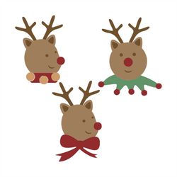 Reindeers Svg, Christmas Svg, Cute Reindeer Svg, Christmas Gift Svg, Merry Christmas Svg, Christmas Day Svg, Reindeer Sv